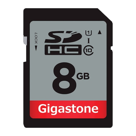Gigastone Gigastone SD Flash Memory Card 1 pk GS-SDHC1008G-R